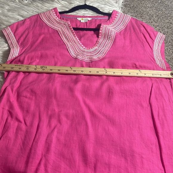 Boden Pink Embroidered Dress - Picture 6 of 11